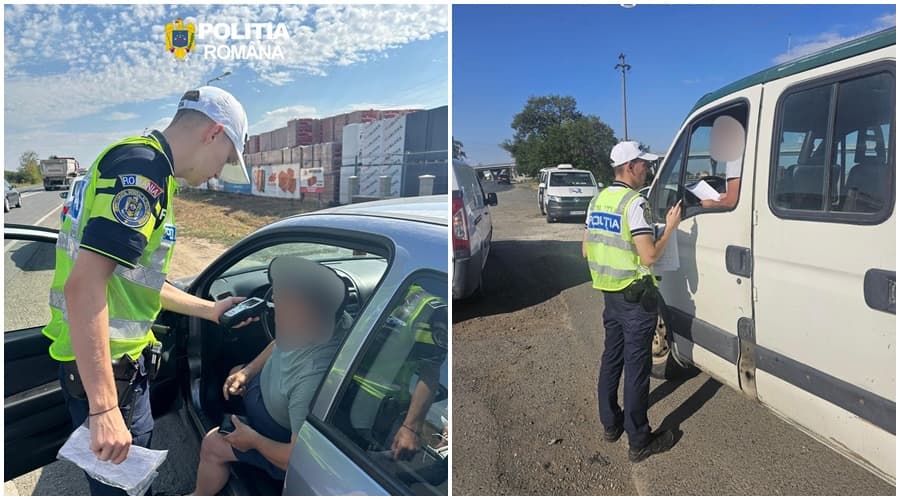 Bombe cu ceas pe șoselele din Arad! Șoferi fără permis, mașini cu numere false și inconștienți cu alcoolemii record sfidează legea și seamănă teroare în trafic
