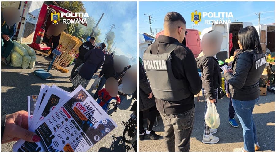 Bilanț din piață: Când Poliția explică „brandurile” de tarabă și dresajul la pâncotani